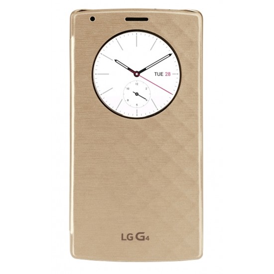 Flip Cover Quick Circle Cfv-100 / Ageugd Lg G4 / H815 Goldan Original Flip Cover Quick Circle Cfv-100 / Ageugd Lg G4 / H815 Goldan Original