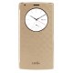 Flip Cover Quick Circle Cfv-100 / Ageugd Lg G4 / H815 Goldan Original Flip Cover Quick Circle Cfv-100 / Ageugd Lg G4 / H815 Goldan Original