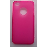 Capa De Silicio Apple Iphone 4g / 4s Rosado