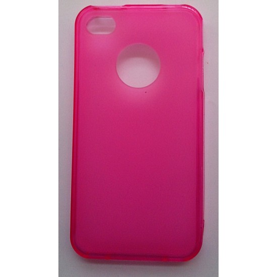 Capa De Silicio Apple Iphone 4g / 4s Rosado
