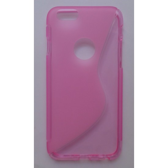 Capa De Silicio   Apple Iphone 6 (4.7) Rosado