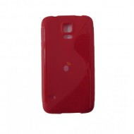 Silicone Cover  Case Samsung Galaxy S5 / G900 Red