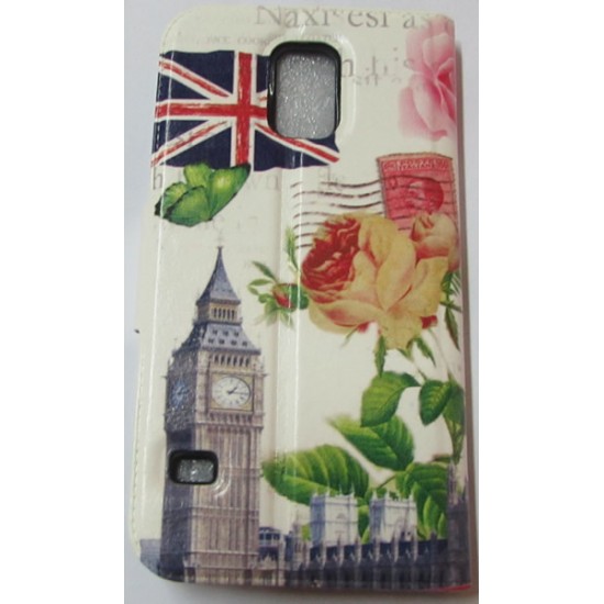 Flip Cover Samsung Galaxy S5 I9600 Com Desenho