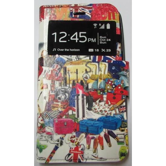 Funda Gel Con Ventana Wiko Lenny Con Diseño