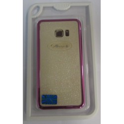 Capa De Silicio Com Bumper Para Samsung Galaxy S6 Edge+ / G928 Roxo