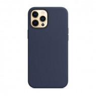 Capa Silicone Dura Apple Iphone 12 / 12 Pro 6.1 Azul