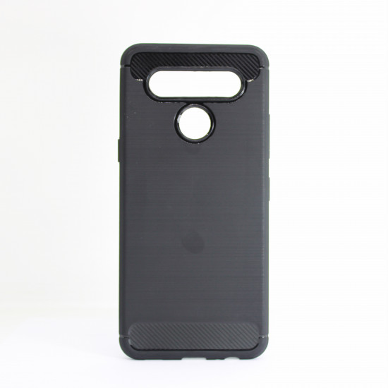 Capa Silicone Gel Carbon Lg K41s Preto