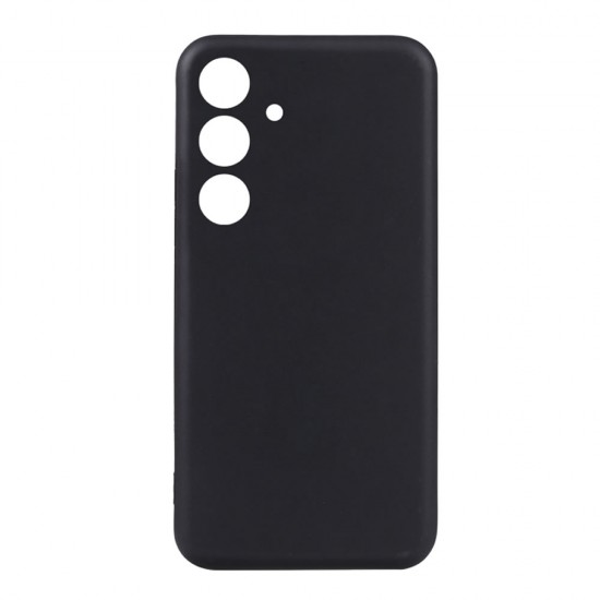 Capa Silicone Samsung Galaxy S24 Fe Preto Com Protetor De Câmera Capa Silicone Samsung Galaxy S24 Fe Preto Com Protetor De Câmera