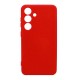Capa Silicone Samsung Galaxy S24 Fe Vermelho Com Protetor De Câmera Capa Silicone Samsung Galaxy S24 Fe Vermelho Com Protetor De Câmera
