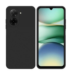 Capa Silicone Xiaomi Redmi A5 Preto Com Protetor De Câmera