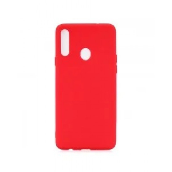 Capa De Silicone Samsung Galaxy A20s Vermelho