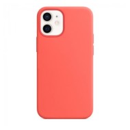 Hard Silicone Cover Apple Iphone 12 Mini 5.4 Pink Solid