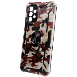 Tpu Kickstand Heavy Duty Hybrid Silicone Case Samsung Galaxy A32 5g Militry Drawing Brown Anti-shock Finger Ring