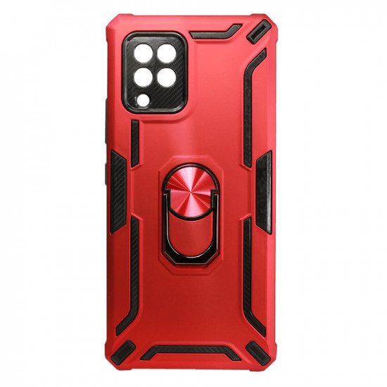 Tpu Kickstand Heavy Duty Hybrid Silicone Case Samsung Galaxy A42 Red Anti-shock Finger Ring