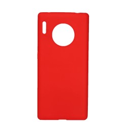 Silicone Gel Cover Case Huawei Mate 30 Pro Red