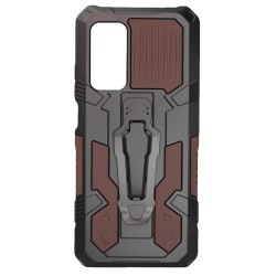 Tpu Silicone Case Kickstand Heavy Duty Hybrid Xiaomi Redmi 10t 5g Brown