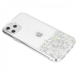 Cover Gel Liquid And Sparkel Apple Iphone 12 / 12 Pro Transparent