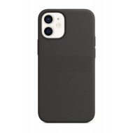 Hard Silicone Cover Apple Iphone 12 Mini 5.4 Black Solid