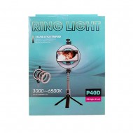 Ring Light Oem P40d Negro Diffrent Light Colours, Fill Light 6 Inch E Adjustable