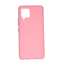 Silicone Cover Samsung Galaxy A42 Light Pink Premium