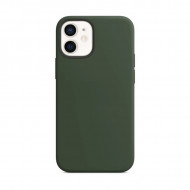 Hard Silicone Cover Apple Iphone 12 Mini 5.4 Green Solid
