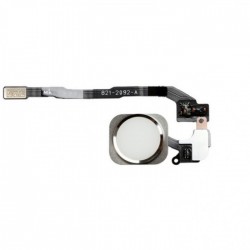 Home Botão Flex Apple Iphone 5s Blanco