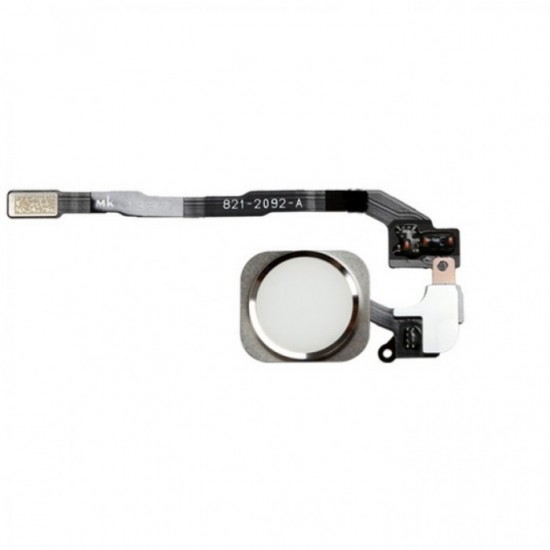 Home Botão Flex Apple Iphone 5s Blanco