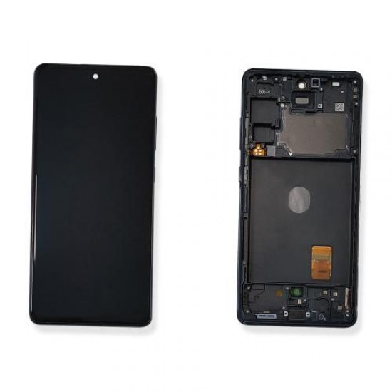 Touch+Display Com Frame Samsung Galaxy S20 Fe 4g/5g/G780/G781 6.5" Cloud Navy Original