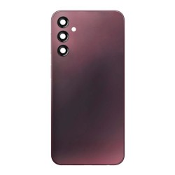 Tampa Traseira Samsung Galaxy A24 4g/A245 Vermelho Escuro Com Lente De Câmera