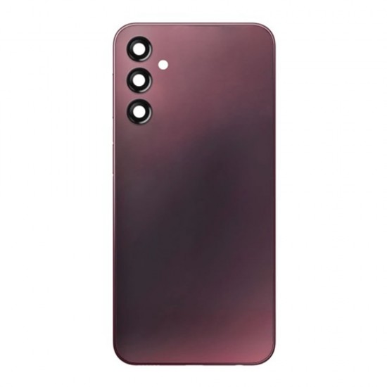 Tampa Traseira Samsung Galaxy A24 4g/A245 Vermelho Escuro Com Lente De Câmera