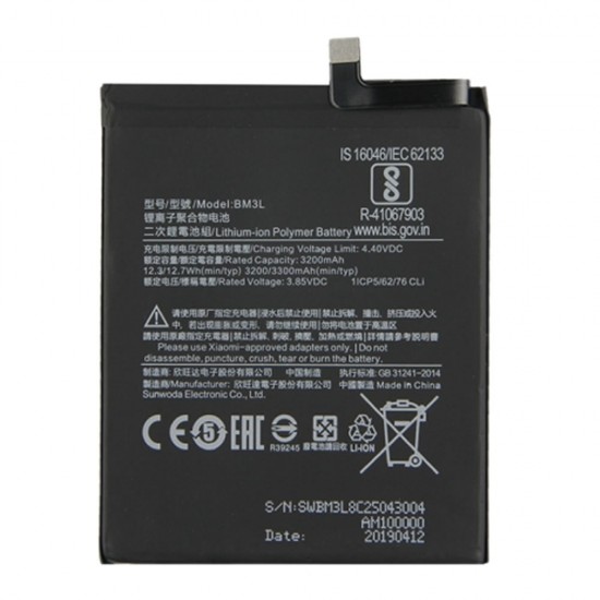 Xiaomi Mi 9/BM3L 3200 mAh 3.85V 12.7Wh Battery