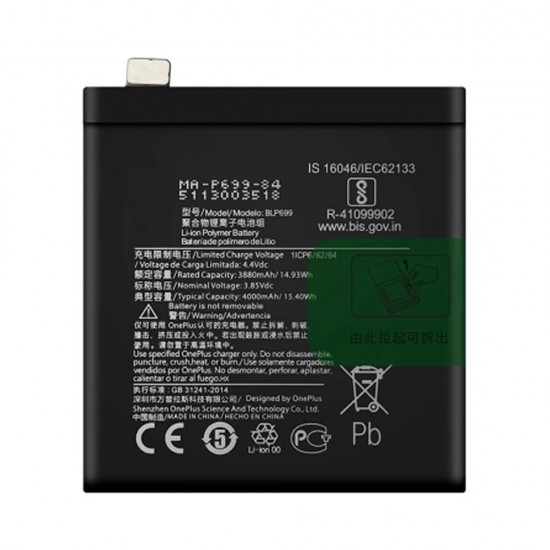 Oneplus 7 Pro/Blp699 4000mah Battery