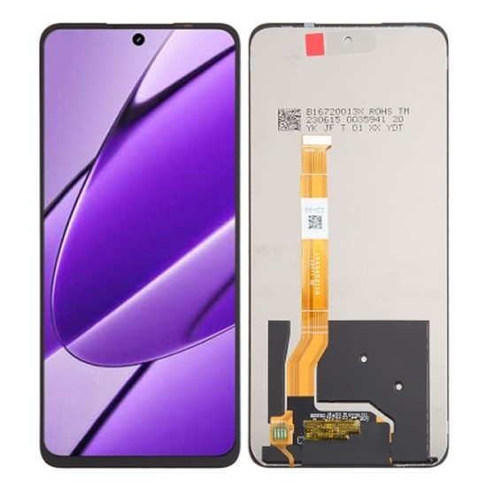 Touch+Display Realme 12 5g/12x 5g/C67 4g/Narzo 70x 5g 6.72" Preto Original