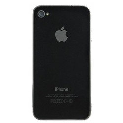 Back Cover  Apple Iphone 4 Black