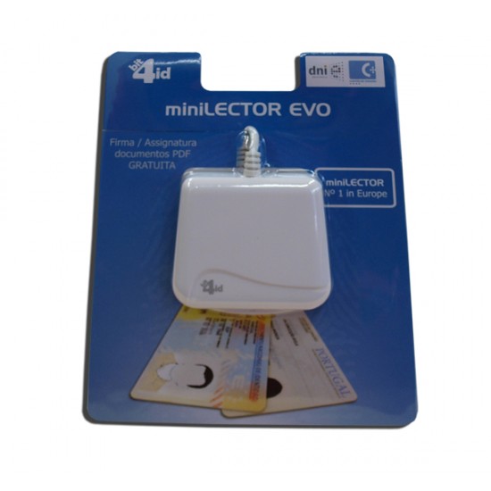 Leitor Cartão De Cidadão Bit4id Mini Lector Evo Branco Leitor Cartão De Cidadão Bit4id Mini Lector Evo Branco