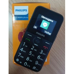 Telemóvel Philips Xenium E163 Preto Dual Sim Sos