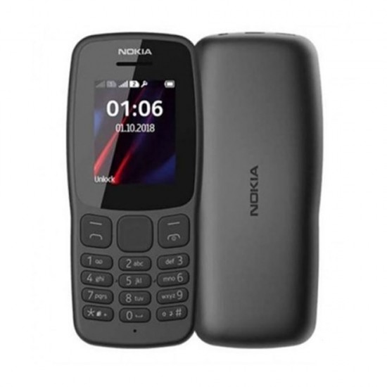 Telemóvel Nokia 106 Ta-1114 Preto Dual Sim