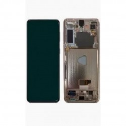 Touch+Display Com Frame SAMSUNG GALAXY S21 5G 2021 G-991 Rosa Original
