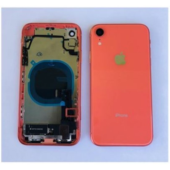 Tampa Traseira Apple Iphone Xr (Com Chassi) Orange