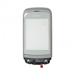 Touch With Frame Nokia C2-02 C2-03 White