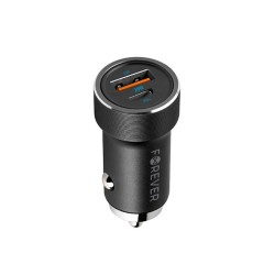 Adaptador De Isqueiro Forever Cc-06 Preto 20w Usb/Usb-C Com Cabo Usb-C 60w
