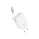 Adaptador Xo Ce31 Branco 30w 3.0a Usb/Usb-C Com Cabo Usb-C Retrátil Adaptador Xo Ce31 Branco 30w 3.0a Usb/Usb-C Com Cabo Usb-C Retrátil