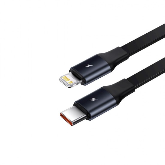 Carregador De Isqueiro Baseus Cgtx000001 Preto 30w Com Cabo Usb-C E Lightning Retrátil Carregador De Isqueiro Baseus Cgtx000001 Preto 30w Com Cabo Usb-C E Lightning Retrátil