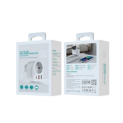 Adaptador Devia Ww09-F-Pd Branco 20w 3.0a Usb/Usb-C E Soquete