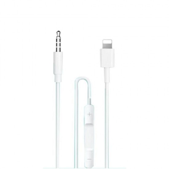 Lightning To Headphone Jack Adapter New Science Y-03 Branco