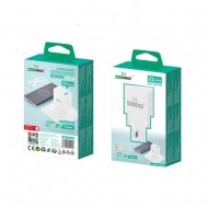 Adaptador USB New Science SLD-T73 Blanco 25W
