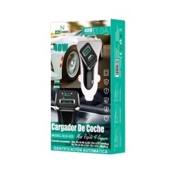 Adaptador De Isqueiro New Science Sld-C03 Preto 40w/3.0a/Usb E Tipo C