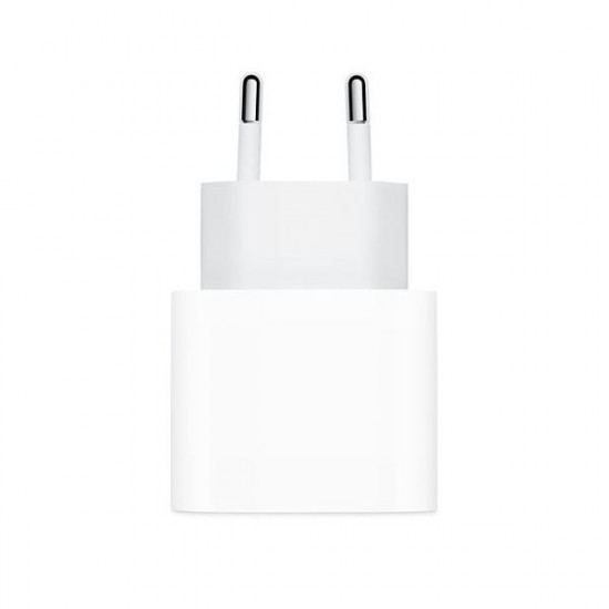 Adaptador USB Apple Iphone USB-C 20W MHJE3ZM/A Para 12/12 Pro/12 Pro Max Original Blanco
