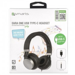 4smarts Eara One Usb Type-c E 3.5mm Silver Headset