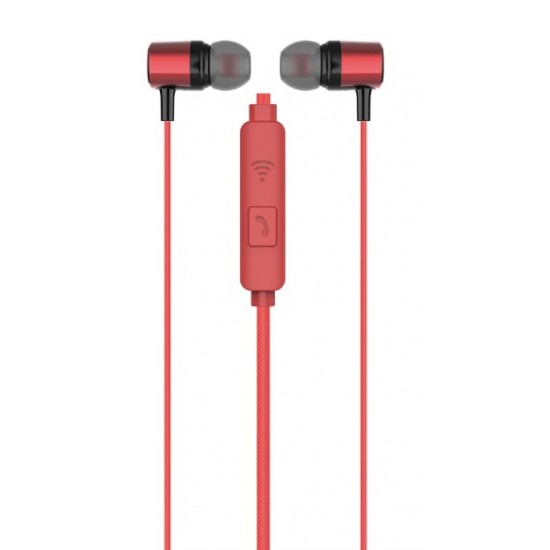 Auricular One Plus Nc3151 Vermelho 3.5mm Plug Type High Sound Quality With Microphone